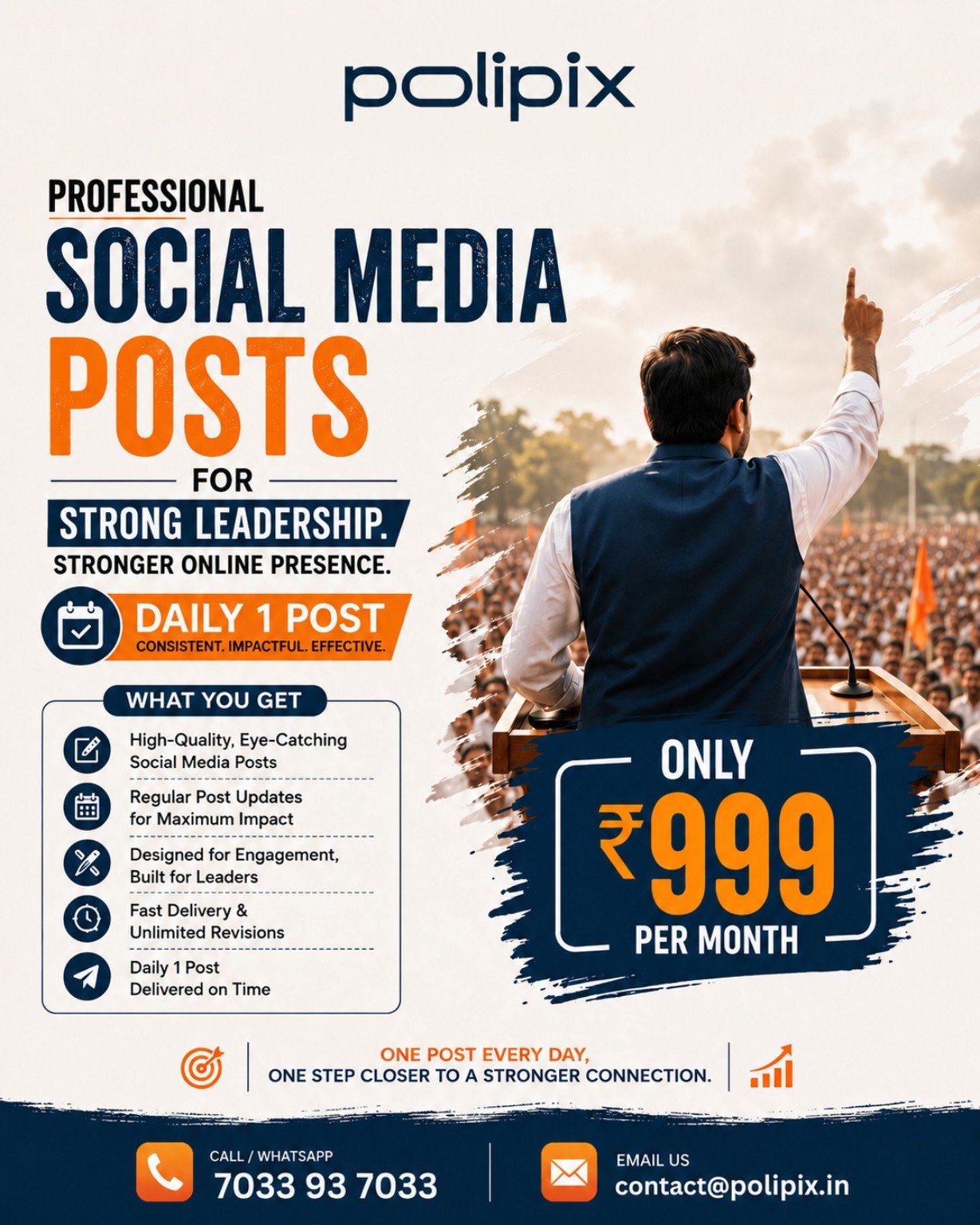 PoliPix social media English creative